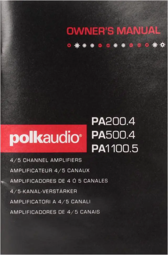 Alt view image 11 of 12 - Polk Audio 1200W 5 Channels Car Amplifiers