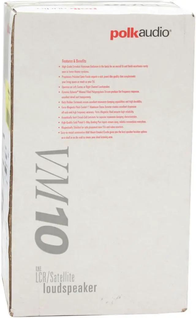 Alt view image 13 of 13 - Polk Audio VM10 Titanium High Performance Loudspeaker Single