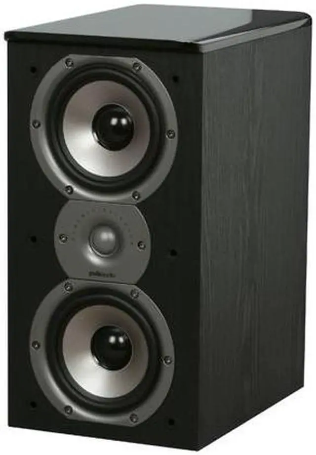 Alt view image 3 of 6 - Polk Audio TSi200 Bookshelf Loudspeaker Black Pair