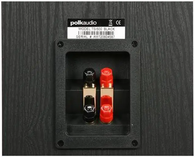 Alt view image 8 of 9 - Polk Audio TSi500 Black Compact Tower Speaker Single