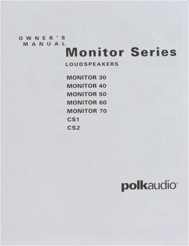 Alt view image 5 of 6 - Polk Audio CS1 Maple Center Channel Loudspeaker Single