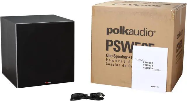 Alt view image 4 of 4 - Polk Audio PSW Series PSW505 12" Powered Subwoofer Single