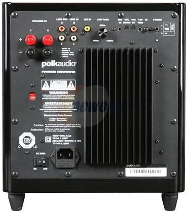 Alt view image 4 of 6 - Polk Audio DSW Micro Pro 2000 8" Powered Subwoofer Single