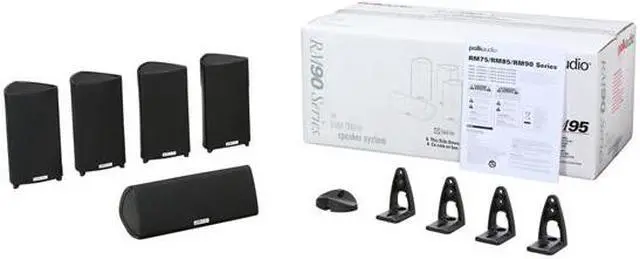 Alt view image 10 of 10 - Polk Audio RM 95 5 CH Satellite Speaker System