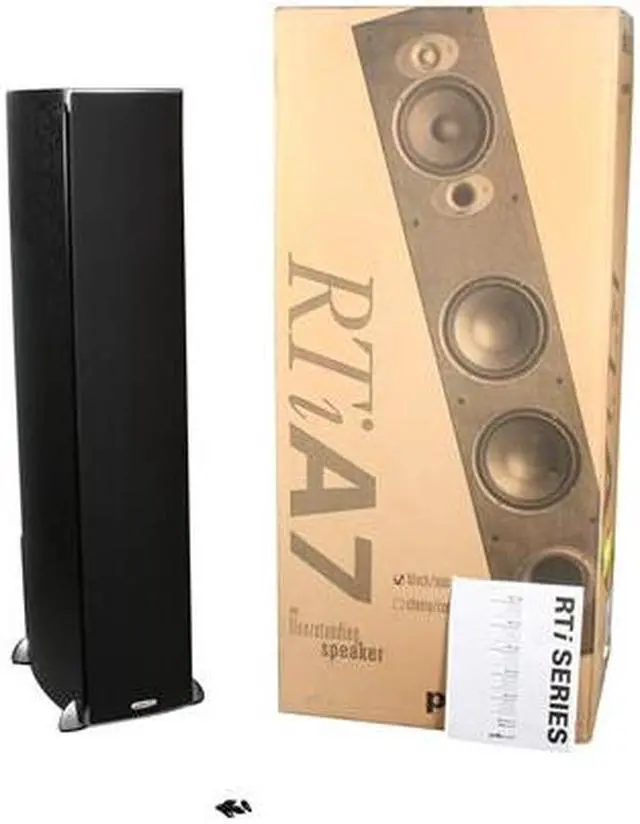 Alt view image 4 of 4 - Polk Audio RTI A7-Black High Performance Floorstanding Loudspeaker Single