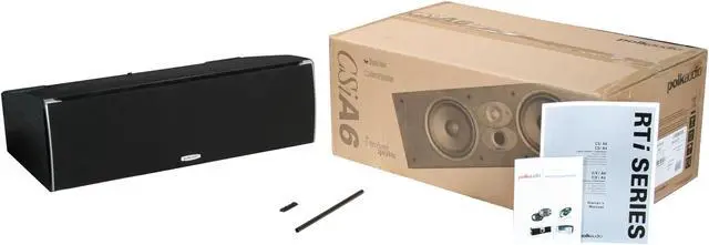 Alt view image 5 of 5 - Polk Audio CSI A6-Black High Performance Center Speaker Single, Dual 6.5 inch Drivers and a 1-inch dome tweeter