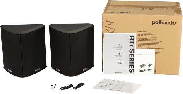Alt view image 7 of 7 - Polk Audio FXI A4-Black High Performance Surround Speaker Pair
