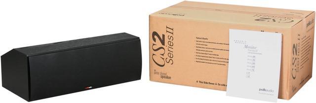 Alt view image 5 of 5 - Polk Audio CS2 Series II Center Channel Speaker (Black) Single