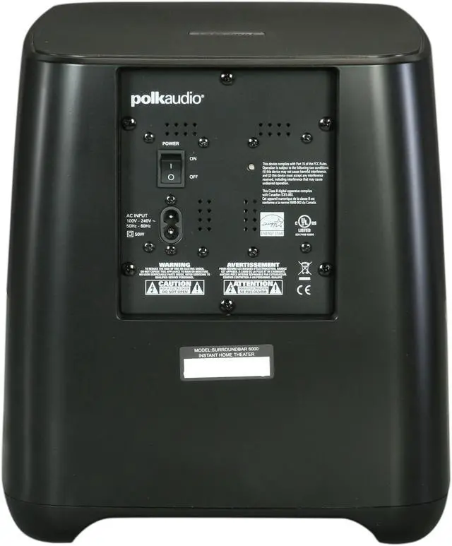 Alt view image 6 of 8 - Polk Audio Surroundbar IHT 6000 Instant Home Theater System