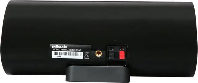 Alt view image 5 of 6 - Polk Audio RM8 Center Channel Speaker Black