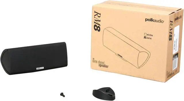Alt view image 6 of 6 - Polk Audio RM8 Center Channel Speaker Black