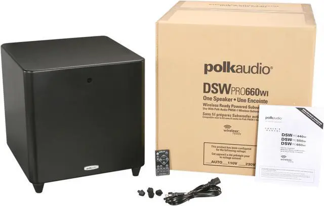 Alt view image 6 of 6 - Polk Audio DSW PRO 660 12" High Performance Subwoofer