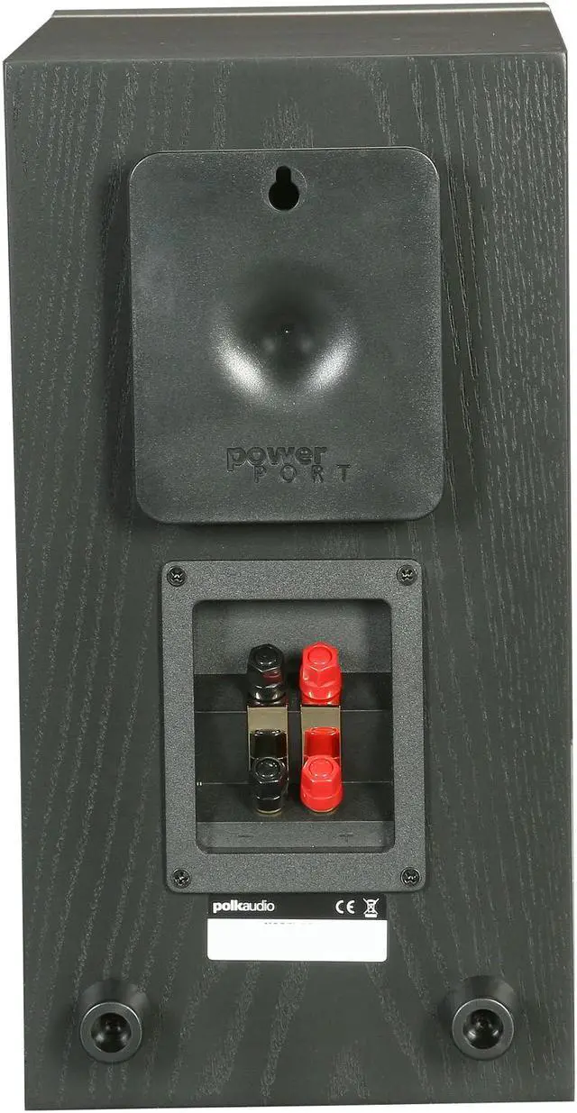 Alt view image 5 of 6 - Polk Audio RTi6 Bookshelf speaker Pair (Black oak finish)