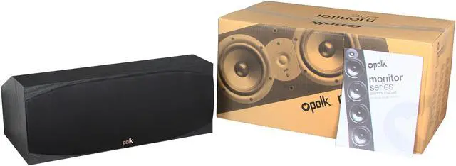 Alt view image 6 of 6 - Polk Audio Monitor Series New Monitor 25C Two-Way Center Channel Loudspeaker (Black) Single