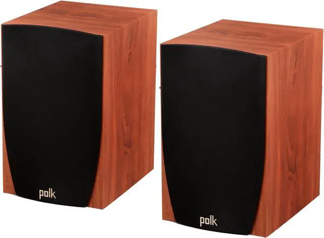 Alt view image 2 of 6 - Polk Audio Monitor Series New Monitor 35B Compact Bookshelf Loudspeaker (Cherry) Pair