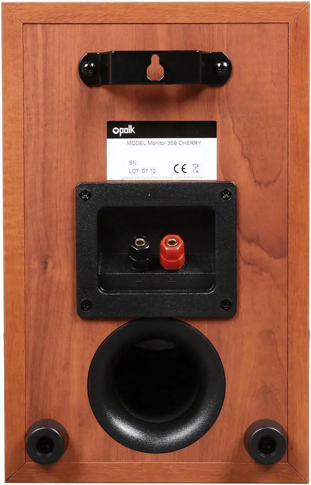 Alt view image 5 of 6 - Polk Audio Monitor Series New Monitor 35B Compact Bookshelf Loudspeaker (Cherry) Pair