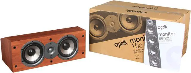 Alt view image 5 of 5 - Polk Audio Monitor Series New Monitor 15C Two-Way Center Channel Loudspeaker (Cherry) Single