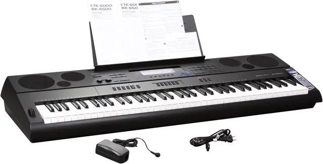Alt view image 6 of 7 - Casio 76-Key Digital Keyboard Workstation (WK-6500)