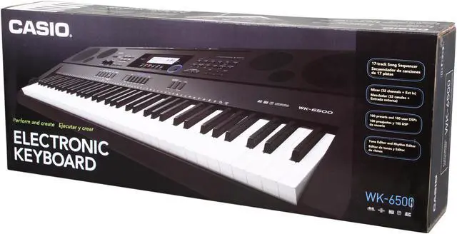 Alt view image 7 of 7 - Casio 76-Key Digital Keyboard Workstation (WK-6500)