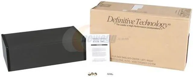 Alt view image 5 of 5 - Definitive Technology C/L/R 2002 Single Main & Center Channel Speaker Single