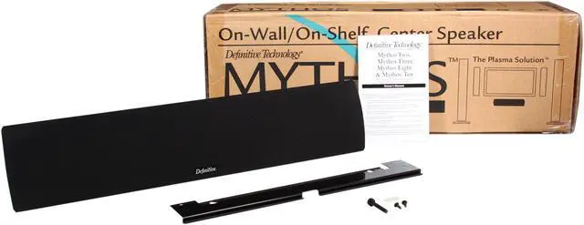 Alt view image 6 of 6 - Definitive Technology Mythos Three Table Top and On-Wall Center Channel Speaker Single