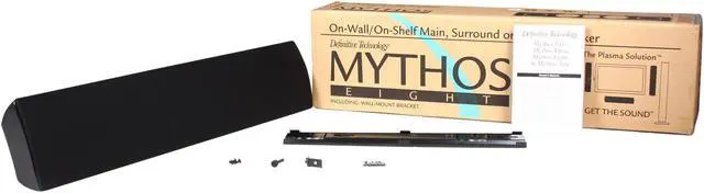 Alt view image 5 of 5 - Definitive Technology Mythos Eight On-Wall Main and Center Channel L/C/R Loudspeakerr (Black) Single