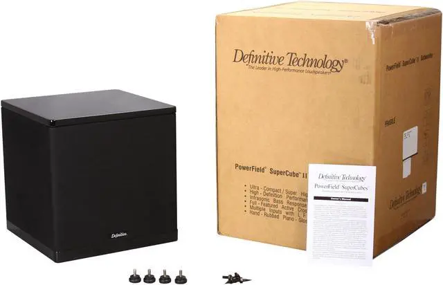 Alt view image 5 of 5 - Definitive Technology SuperCube II 8" High-Pressure Subwoofer (Black) Single