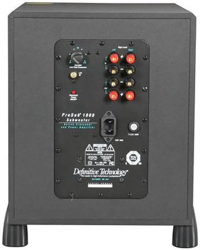 Alt view image 5 of 7 - Definitive Technology 10" Subwoofer with 300W Amp (Black) Single
