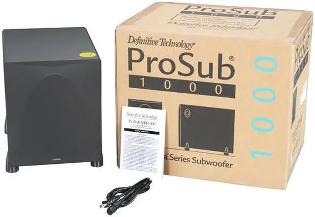 Alt view image 7 of 7 - Definitive Technology 10" Subwoofer with 300W Amp (Black) Single