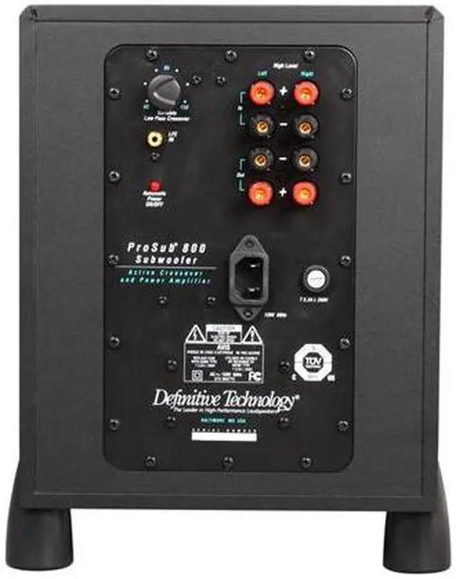 Alt view image 4 of 7 - Definitive Technology ProSub 800 8" Subwoofer with 300W Amp (Black) Single