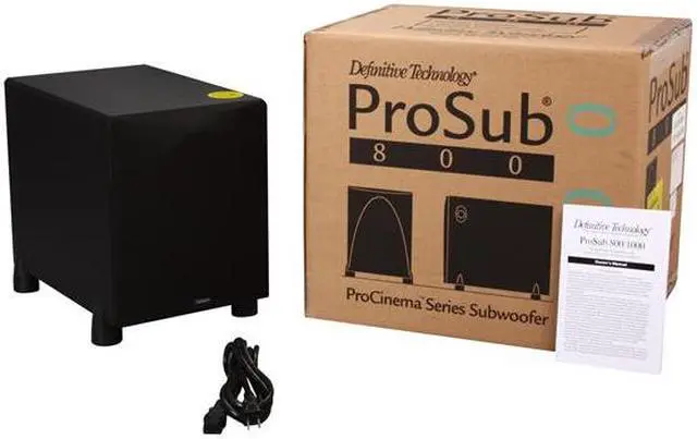 Alt view image 7 of 7 - Definitive Technology ProSub 800 8" Subwoofer with 300W Amp (Black) Single