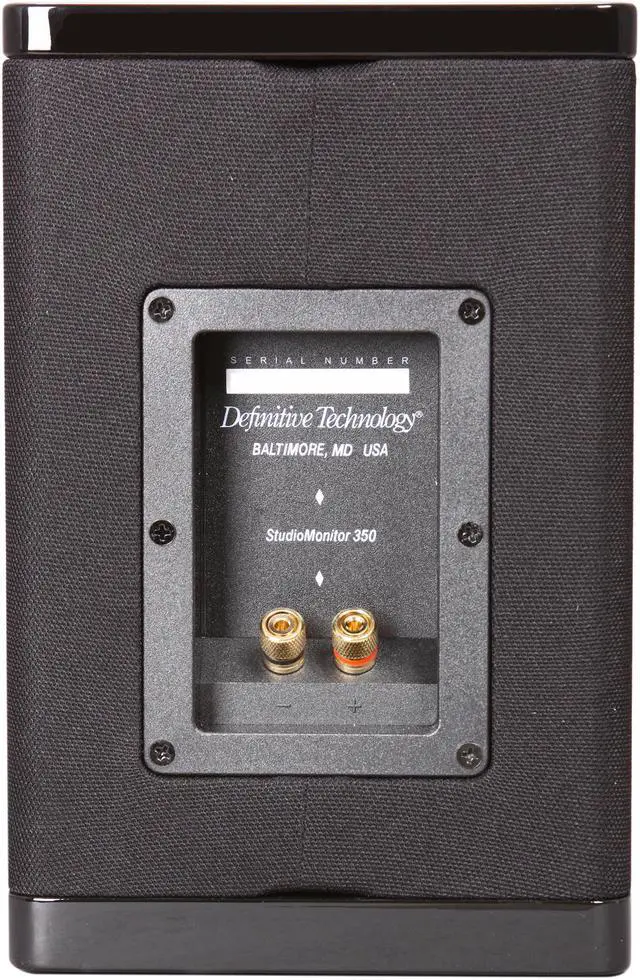 Alt view image 5 of 6 - Definitive Technology StudioMonitor 350 Bookshelf/Stand Mount Speaker (Black) Pair