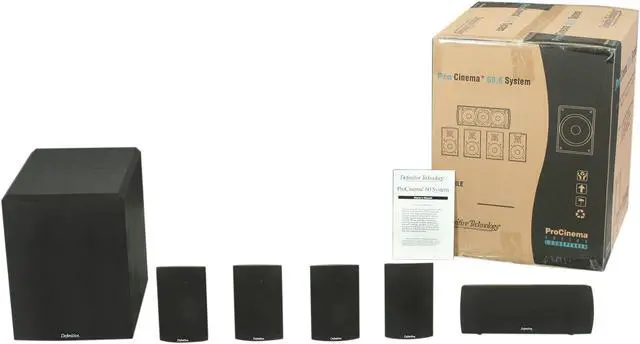 Alt view image 17 of 17 - Definitive Technology ProCinema 60 5.1 CH Home Audio Speaker System