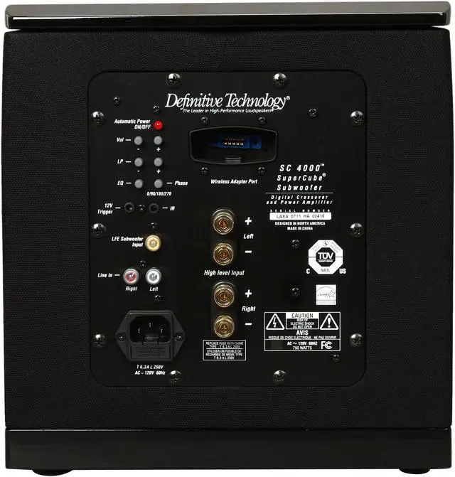 Alt view image 4 of 6 - Definitive Technology SuperCube 4000 High Performance Powered Subwoofer Single