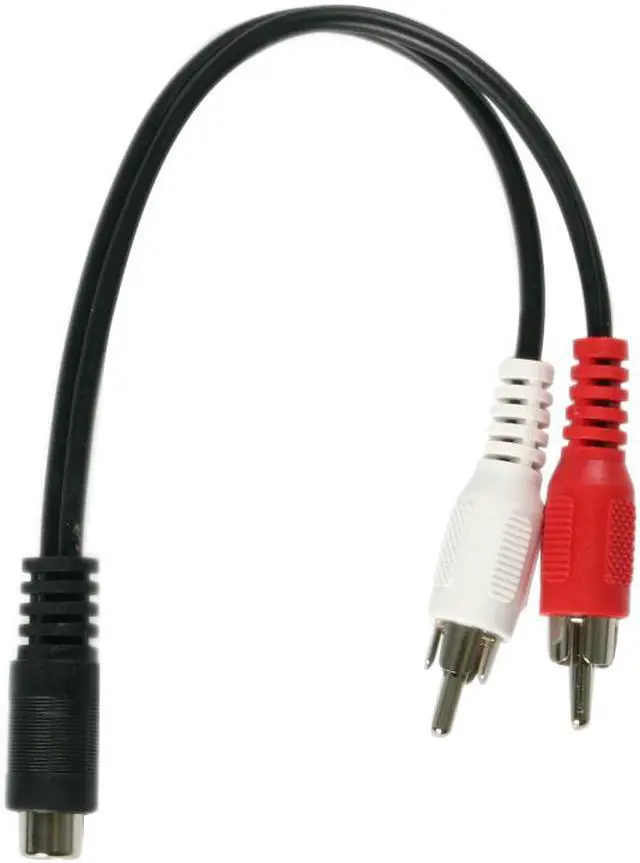Alt view image 2 of 3 - CABLES UNLIMITED AUD-1500-01 6" Y Splitter RCA 2M to 1F Female to Male