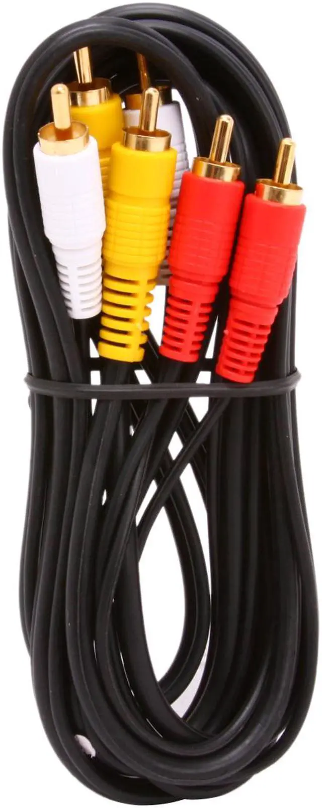 Alt view image 3 of 4 - Cables Unlimited - RCA 3 Connector A / V cable - 6 FEET