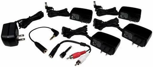 Alt view image 9 of 9 - Audio Unlimited SPK-VELO-4KIT2 Premium 900MHz Wireless Indoor/Outdoor 4 Speakers System