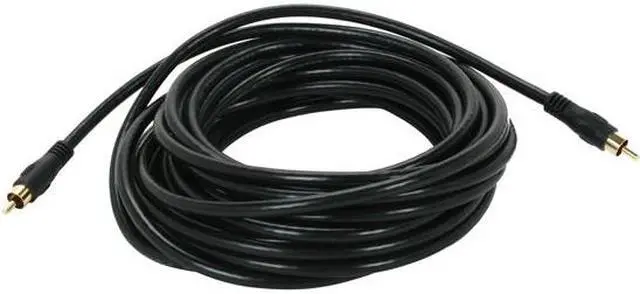 Alt view image 2 of 3 - CABLES UNLIMITED AUD-1316-25 25 ft. Subwoofer M-M Interconnect Cable Male to Male