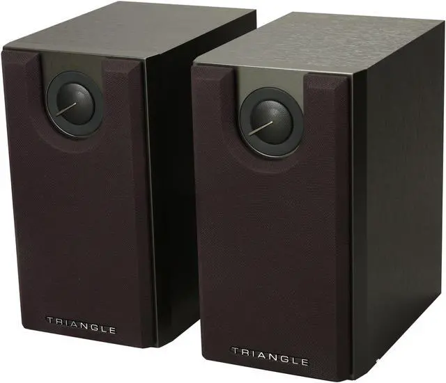 Alt view image 2 of 6 - Triangle Plaisir TEB17WGPC ZETA Wenge Bookshelf Speaker Pair