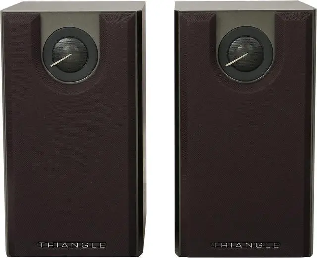 Alt view image 3 of 6 - Triangle Plaisir TEB17WGPC ZETA Wenge Bookshelf Speaker Pair