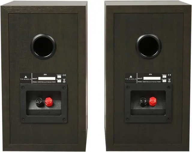Alt view image 5 of 6 - Triangle Plaisir TEB17WGPC ZETA Wenge Bookshelf Speaker Pair