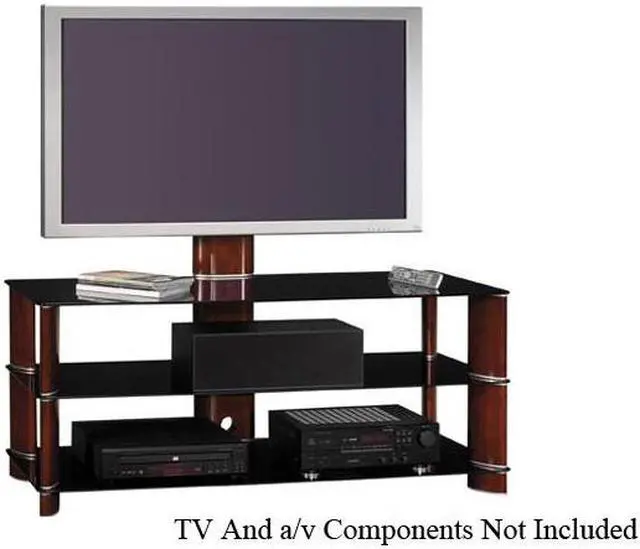 Alt view image 2 of 2 - BUSH FURNITURE VS11550A-03 Up to 60" Rosebud Cherry Segments TV Stand with Swivel Mount
