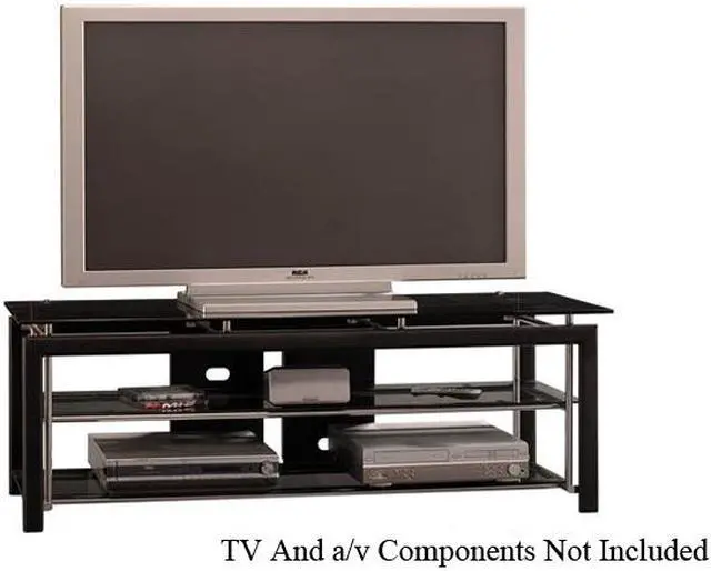 Alt view image 2 of 2 - BUSH FURNITURE VS44850-03 Up to 60" Black TV Stand