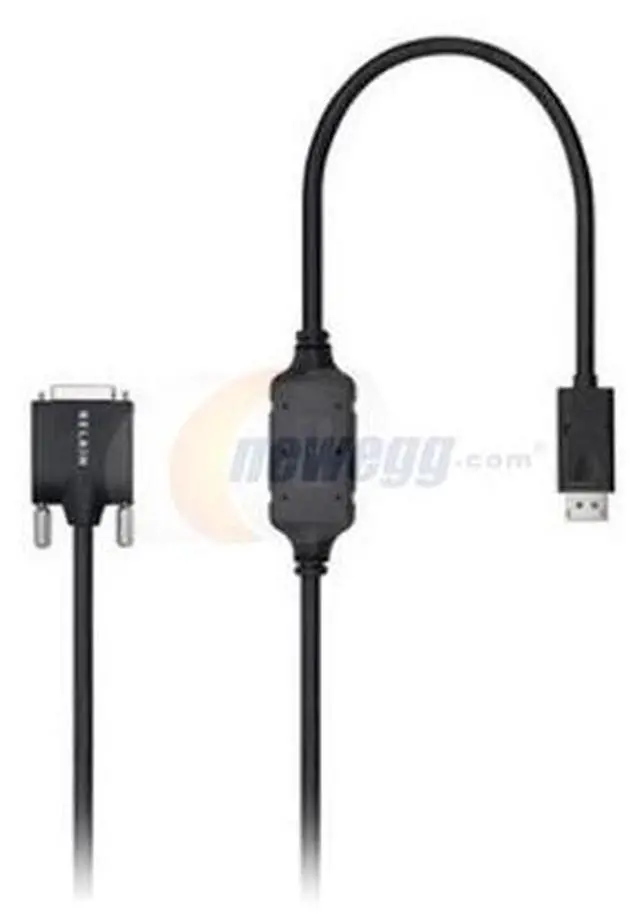 Main image of Belkin F2CD002B03-E 3 ft. DisplayPort to DVI Cable Male to Male