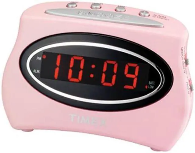 Main image of Timex T101P Extra Loud LED Alarm Clock - Pink