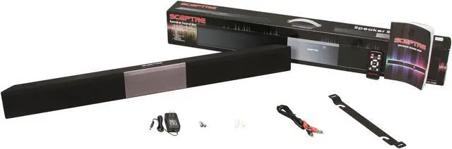 Alt view image 8 of 8 - Sceptre SB20202B Sound Bar with Auto Fading LED Technology and Stereo 2 x 20W Output