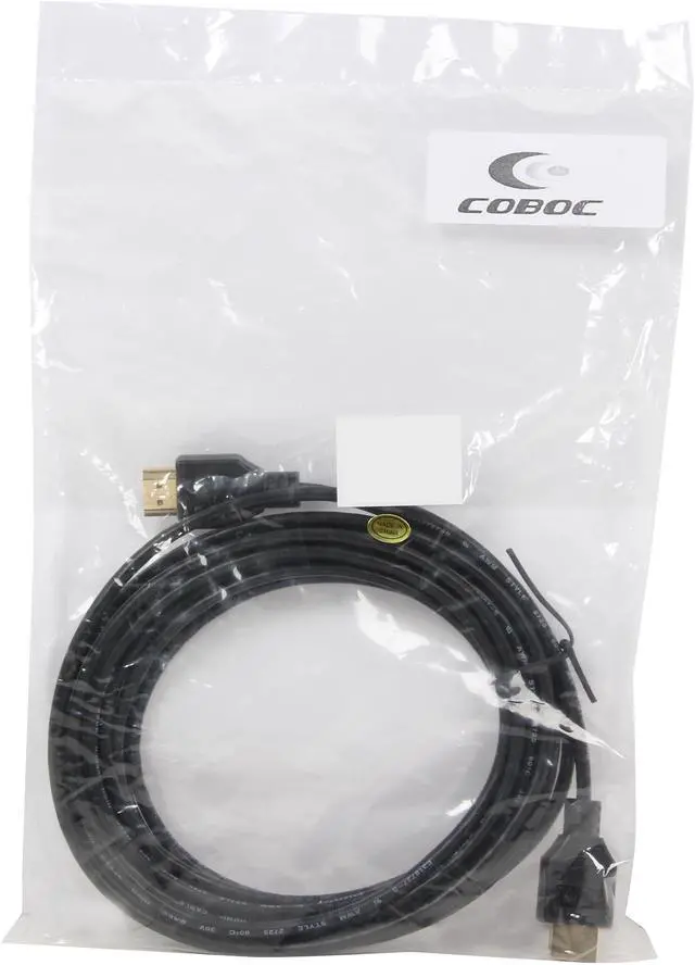 Alt view image 3 of 3 - Coboc HS-15 15 ft. HDMI High Speed with Ethernet - Type A to Type A