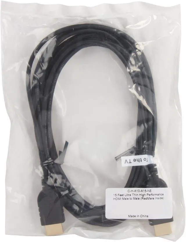 Alt view image 3 of 3 - Ultra Thin High Performance HDMI® Cable with RedMere® Technology 15ft. (4.5m)