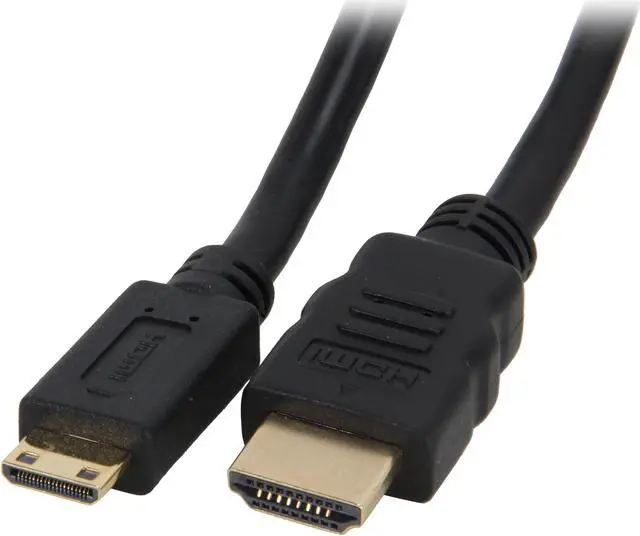Main image of Coboc MHH-10 10 ft. Black HDMI to Mini HDMI, Type A to Type C High Speed HDMI Male to Mini HDMI Male Cable with Ethernet, Male to Male