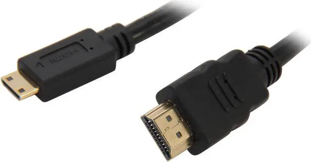 Main image of Coboc MHH-15 15 ft. Black HDMI to Mini HDMI, Type A to Type C High Speed HDMI Male to Mini HDMI Male Cable with Ethernet, Male to Male